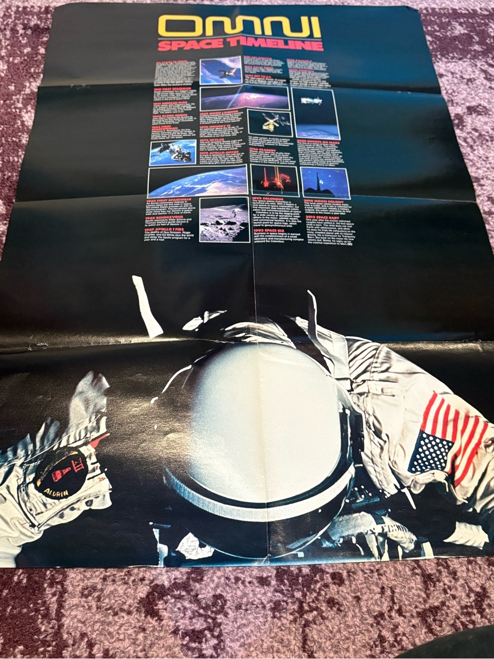 Vintage OMNI Magazine 25th Anniversary of American Manned Spaceflight GUC Retro